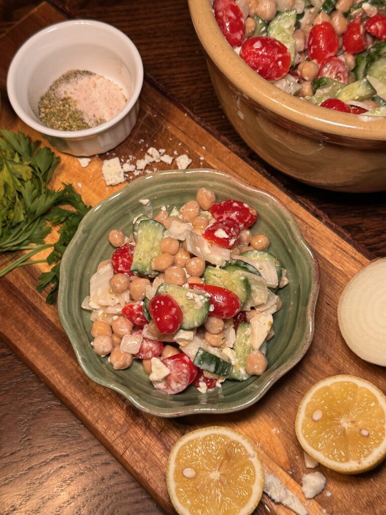 Greek Chickpea Salad