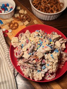 Patriotic Chex Mix