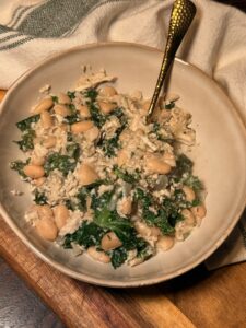 Creamy White Bean and Chicken Skillet with Boursin
